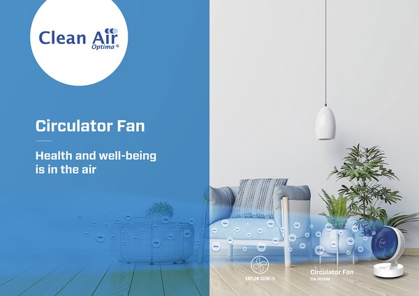 Cirkulační ventilátor s ionizátorem Clean Air Optima CA-404W, bílá