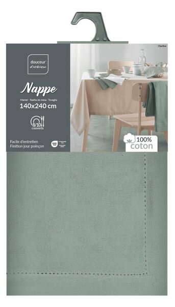 Bavlněný pratelný ubrus 140x240 cm Charline – douceur d'intérieur