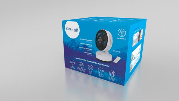 Cirkulační ventilátor s ionizátorem Clean Air Optima CA-404W, bílá