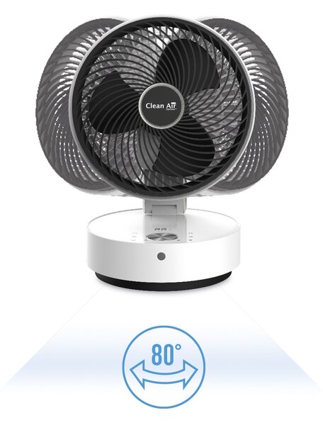 Cirkulační ventilátor s ionizátorem Clean Air Optima CA-404W, bílá
