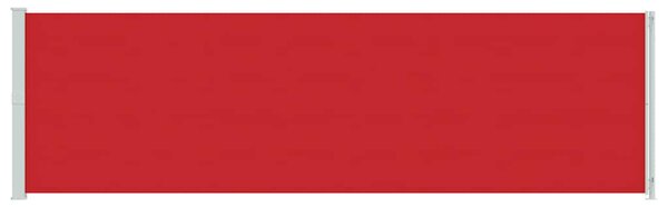 Zatahovací boční markýza 180 x 600 cm červená 317967