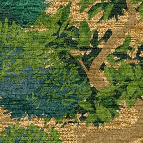A.S. Création | Vliesová tapeta na zeď Cuba 2 79161-2 | 0,53 x 10,05 m | zelená, zlatá, vining ivy
