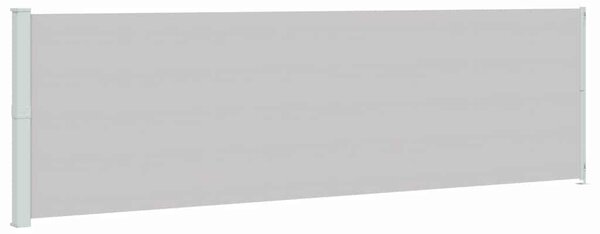 Zatahovací boční markýza 180 x 614 cm šedá 317968