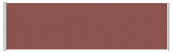 Zatahovací boční markýza 180x600 cm hnědá 317969