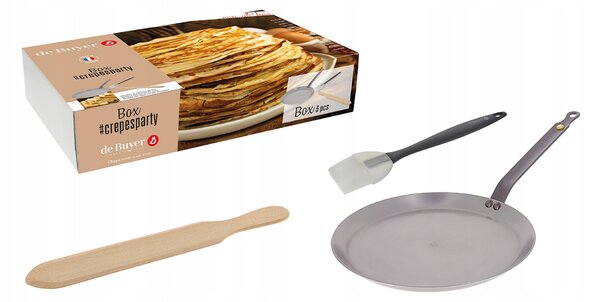 Pánev na palačinky de Buyer D-5615-01 26 cm ocel ocel
