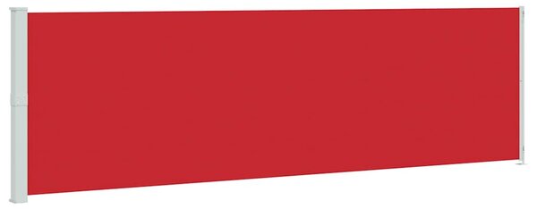 Zatahovací boční markýza 180 x 600 cm červená 317967