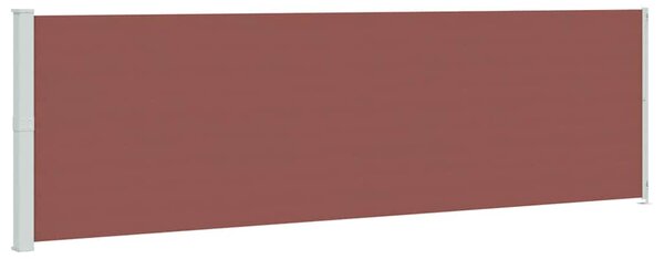 Zatahovací boční markýza 180x600 cm hnědá 317969