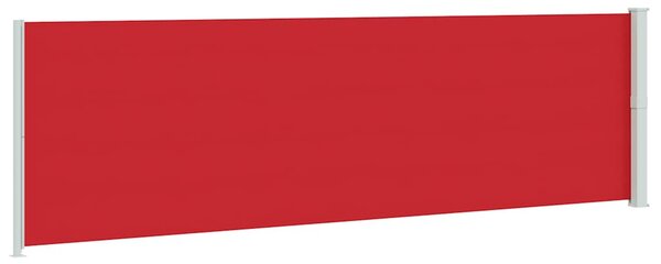 Zatahovací boční markýza 180 x 600 cm červená 317967