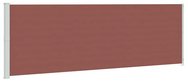 Zatahovací boční markýza 200x614 cm hnědá 317975
