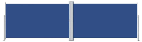 Zatahovací boční markýza modrá 180 x 600 cm 318004
