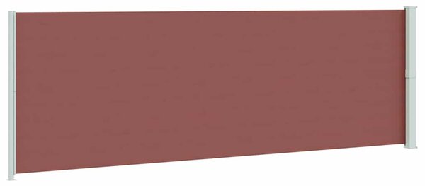 Zatahovací boční markýza 200x614 cm hnědá 317975