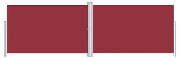 Zatahovací boční markýza červená 200 x 600 cm 318011