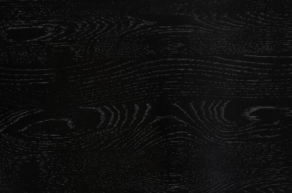 Černá stolička z dubového dřeva Vander – White Label