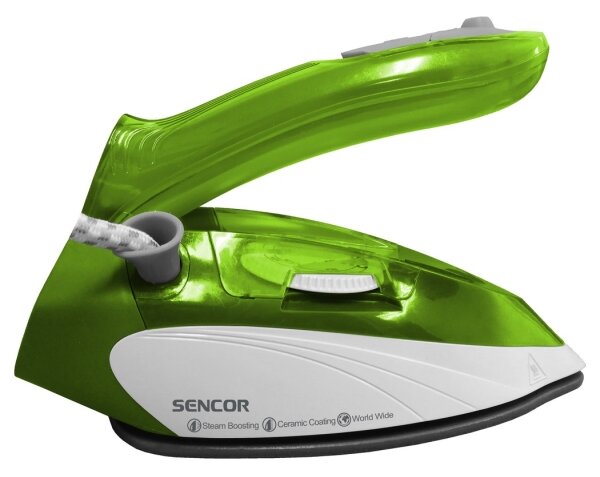 Sencor - Cestovní napařovací žehlička 1100W/115V/230V zelená