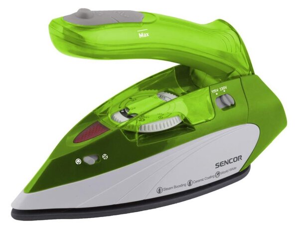 Sencor - Cestovní napařovací žehlička 1100W/115V/230V zelená