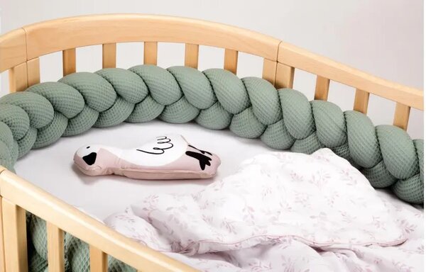 Monbaby nábytek Waldin Copový mantinel k rostoucím postýlkám pro miminko 7v1 210cm Barva: Šedá