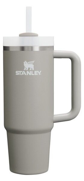 Světle šedá termoska s brčkem z nerezové oceli 890 ml Quencher H2.O FlowState™ Tumbler Ash – Stanley