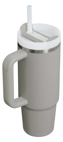Světle šedá termoska s brčkem z nerezové oceli 890 ml Quencher H2.O FlowState™ Tumbler Ash – Stanley