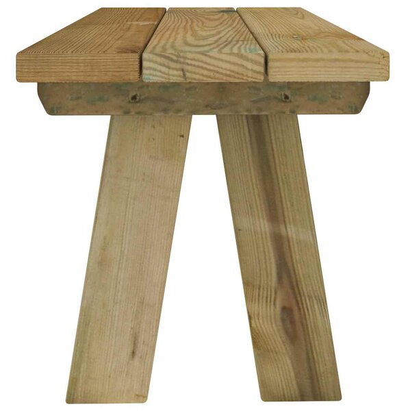 Zahradní lavice 110 cm impregnované masivní borové dřevo 318173