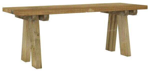 Zahradní lavice 110 cm impregnované masivní borové dřevo 318173