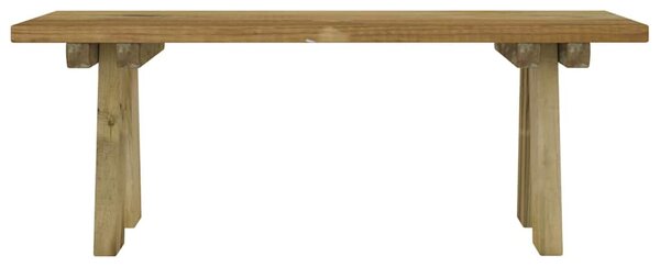Zahradní lavice 110 cm impregnované masivní borové dřevo 318173