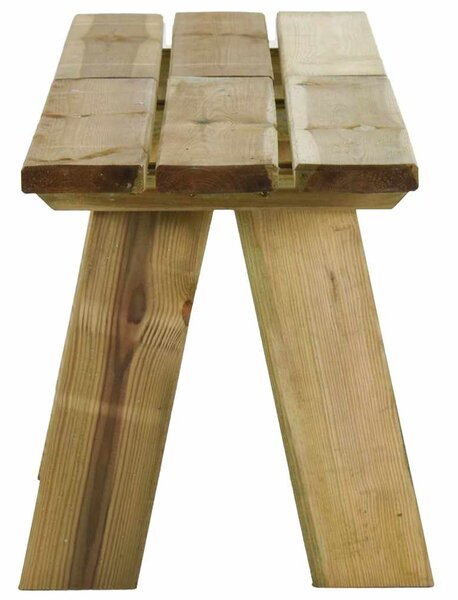 Zahradní lavice 220 cm impregnované masivní borové dřevo 318175