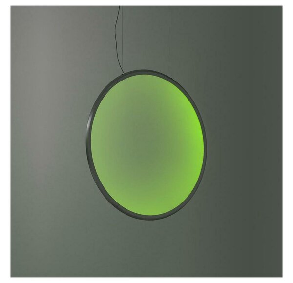 Artemide 1992310APP-LED RGBW Stm. lustr na lanku DISCOVERY LED/42W/230V antracit
