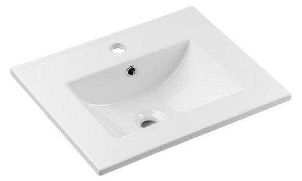 COMAD UM-2050RB DANCE 50 - Zápustné umyvadlo DANCE 52x40 cm keramika/lesklá bílá