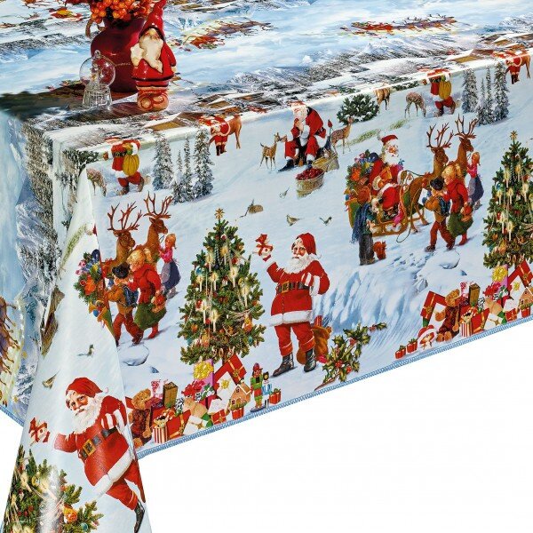 Ubrus PVC D-25A - vánoční - Role 140cm x 20m