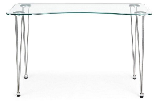 Pracovní stůl se skleněnou deskou 60x120 cm Rondo – Bizzotto