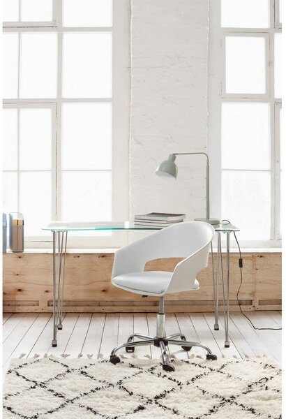Pracovní stůl se skleněnou deskou 60x120 cm Rondo – Bizzotto