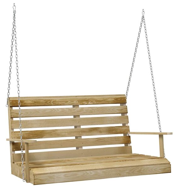 Houpací lavice 110 cm impregnované borové dřevo 318397