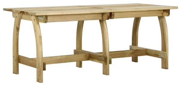 Zahradní stůl 220 x 74 x 75 cm impregnované borové dřevo 318405