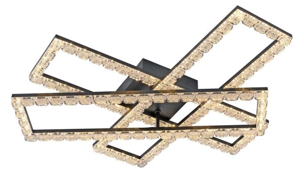 JUST LIGHT. 14733-18 - LED Stropní svítidlo GLITRA LED/35W/230V černá