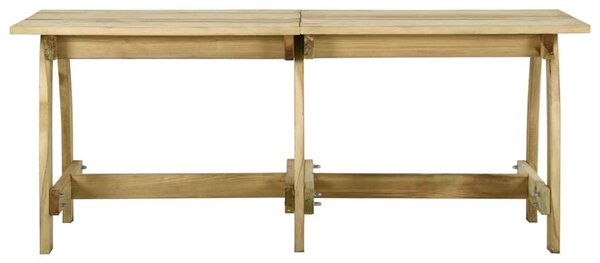 Zahradní stůl 220 x 74 x 75 cm impregnované borové dřevo 318405