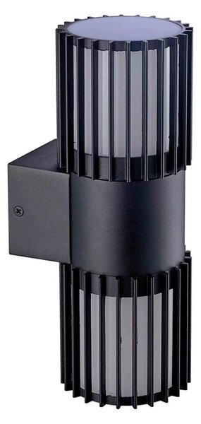 BRILAGI - Venkovní nástěnné svítidlo ARMOR 2xGU10/35W/230V IP44 černá
