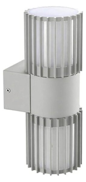 BRILAGI - Venkovní nástěnné svítidlo ARMOR 2xGU10/35W/230V IP44 šedá