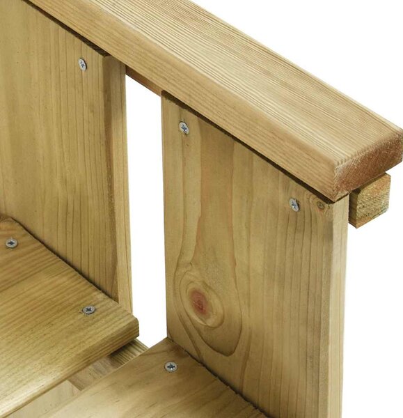 Zahradní lavice 121 cm impregnované borové dřevo 318407