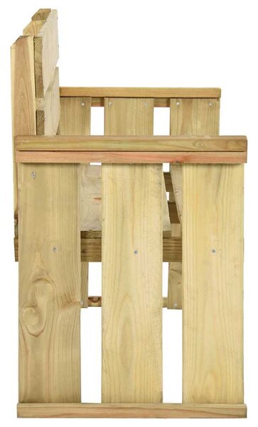 Zahradní lavice 121 cm impregnované borové dřevo 318407