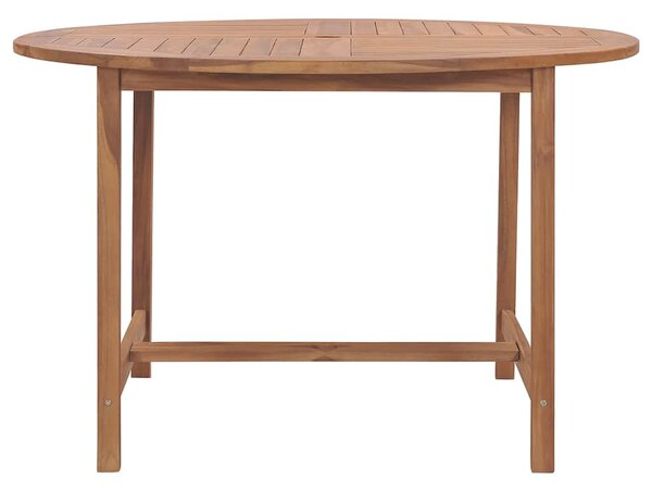 Zahradní jídelní stůl Ø 110 x 75 cm masivní teak 318476