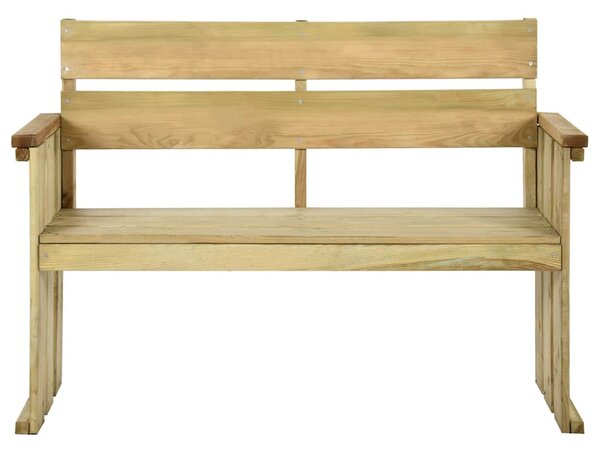 Zahradní lavice 121 cm impregnované borové dřevo 318407