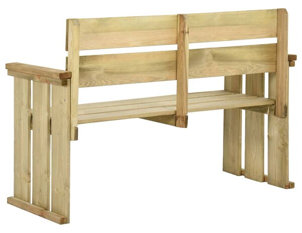 Zahradní lavice 121 cm impregnované borové dřevo 318407