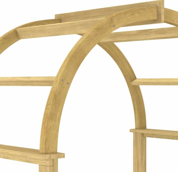 Zahradní oblouk 141x97x243 cm impregnované masivní borové dřevo 318419