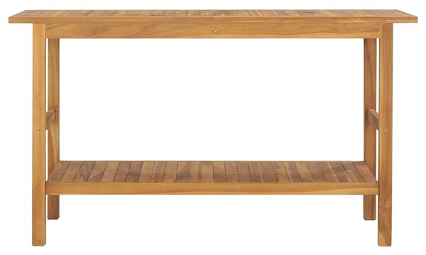 Koupelnová skříňka masivní teak 132 x 45 x 75 cm 318482