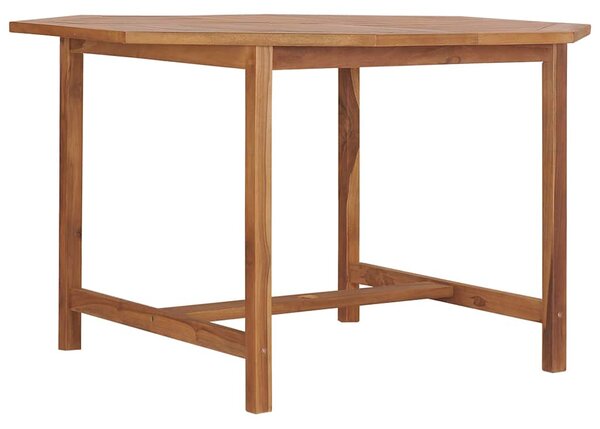 Zahradní jídelní stůl 110 x 110 x 75 cm masivní teak 318478