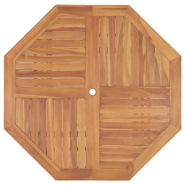 Zahradní jídelní stůl 110 x 110 x 75 cm masivní teak 318478