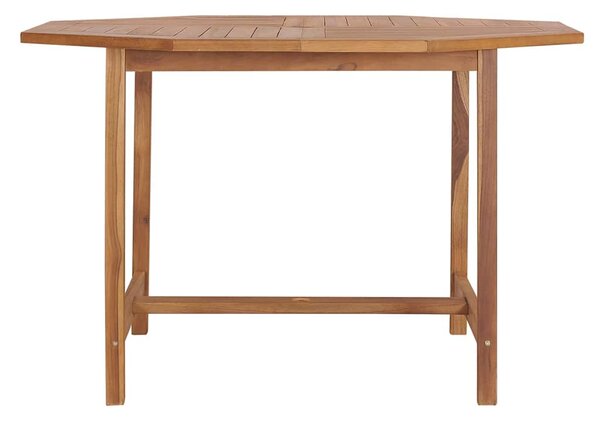 Zahradní jídelní stůl 110 x 110 x 75 cm masivní teak 318478