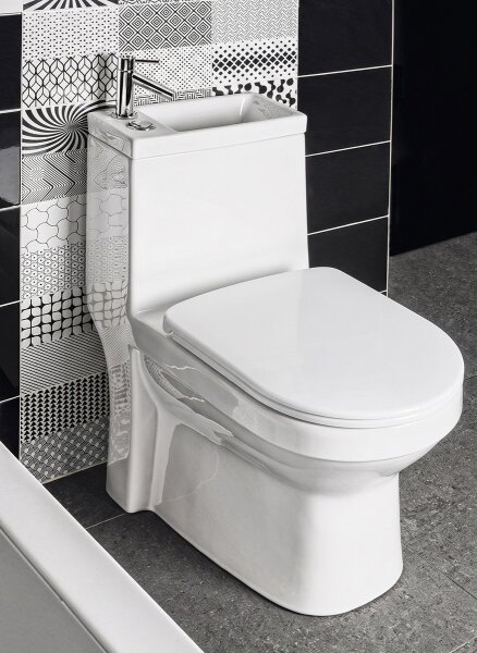 Sapho - Záchodové prkénko HYGIE SoftClose bílá
