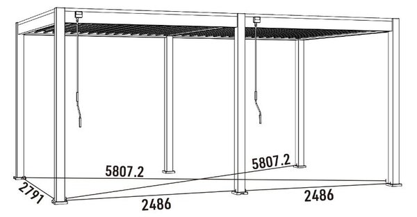 Bioklimatická pergola Intro Neo – Rojaplast