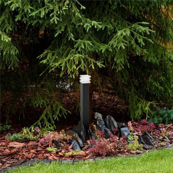 Prémiové LED venkovní osvětlení sloupek Solana 50cm 1,5W 55lm denní, černý